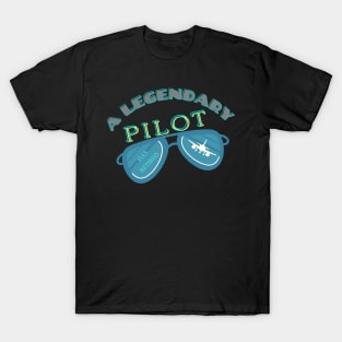 A LEGENDARY PILOT HAS RETIRED T-Shirt